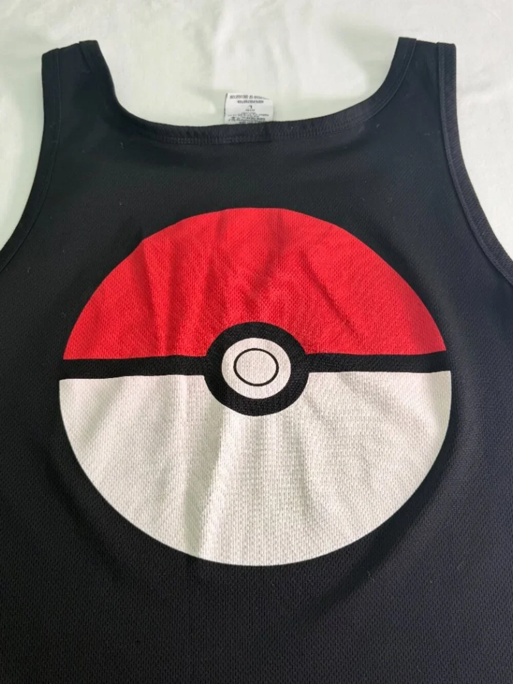 Pokémon Tank Top Black Graphic Pikachu Charmander Squirtle Bulbasaur Size L - Picture 5 of 6